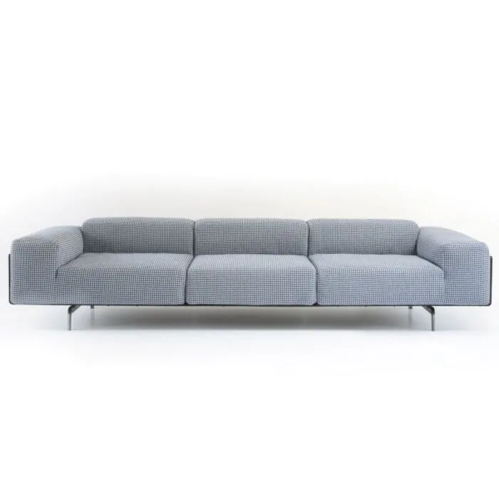 Kartell Largo bank-Blauw-3 zits Superprijs
