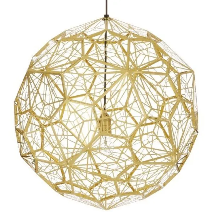 Bestel Nu Tom Dixon Etch Web hanglamp-Messing