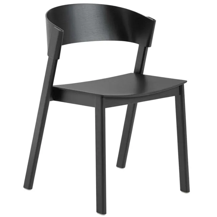 Gratis Retour muuto Cover Side Chair stoel-Black
