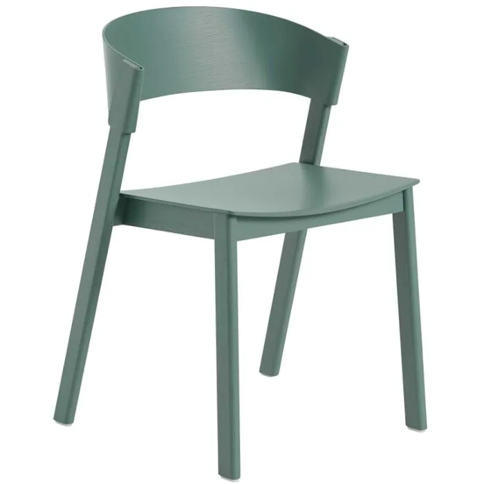 muuto Cover Side Chair stoel-Green Gereduceerde Prijs