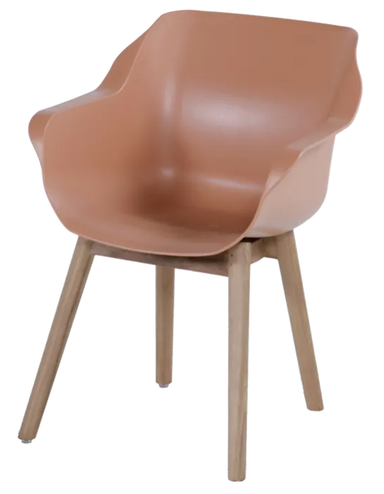 Premium Hartman Sophie Studio Teak armstoel- Italian Terra
