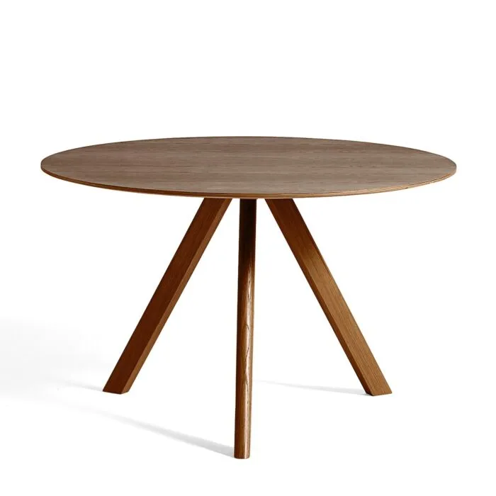 Actieprijs HAY Copenhague CPH20 Walnoot onderstel tafel-Noten-∅ 120 cm