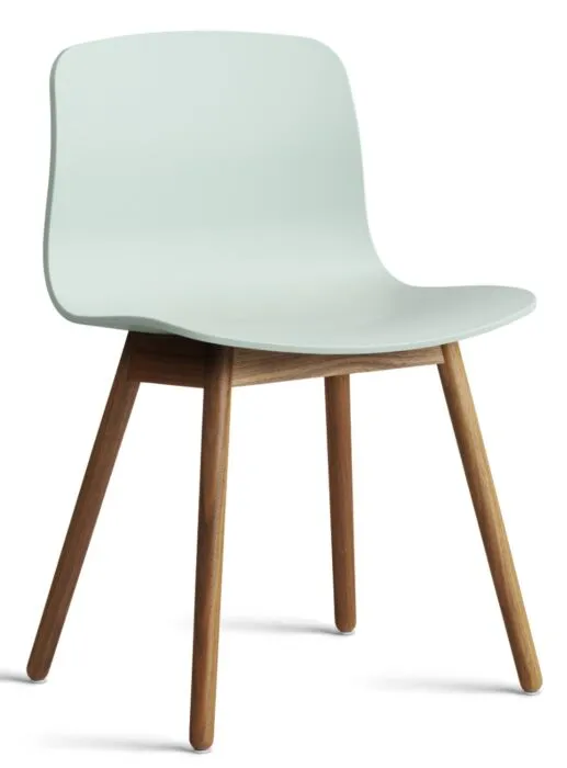 Superprijs HAY About a Chair AAC12 Walnoot onderstel stoel-Dusty Mint