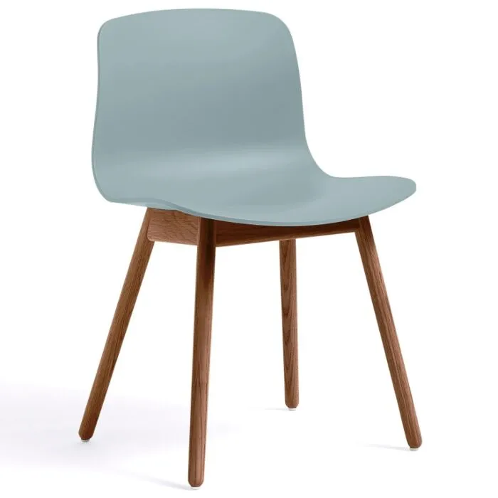 Veilige Betaling HAY About a Chair AAC12 Walnoot onderstel stoel-Dusty blue