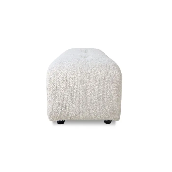 Veilige Betaling HKliving Vint bank element hocker small-Boucle cream