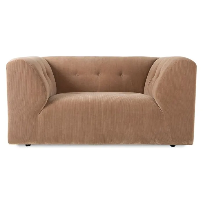 Beperkte Voorraad HKliving Vint bank element loveseat-Bruin