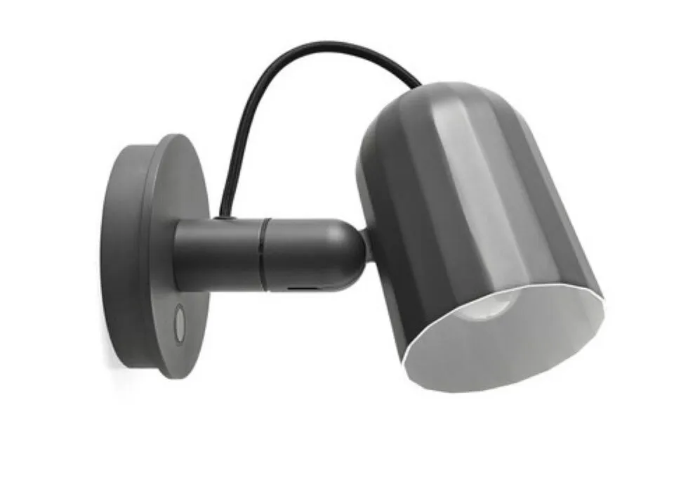 Speciale Aanbieding Hay Noc Wall LED button wandlamp-Donker grijs
