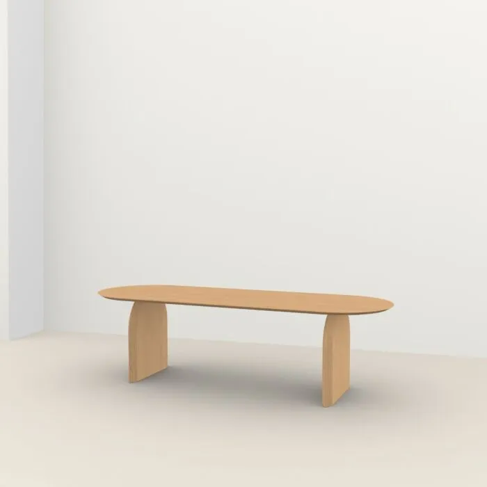 Rechtstreeks Van De Fabrikant Studio Henk Slot tafel-200x90 cm-Hardwax oil light