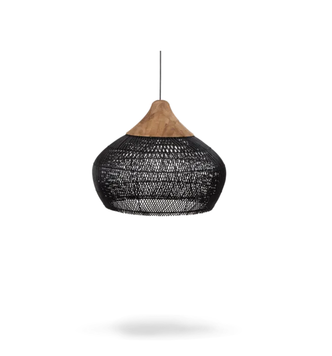 Veilige Betaling d-Bodhi Harp hanglamp-Charcoal-Large