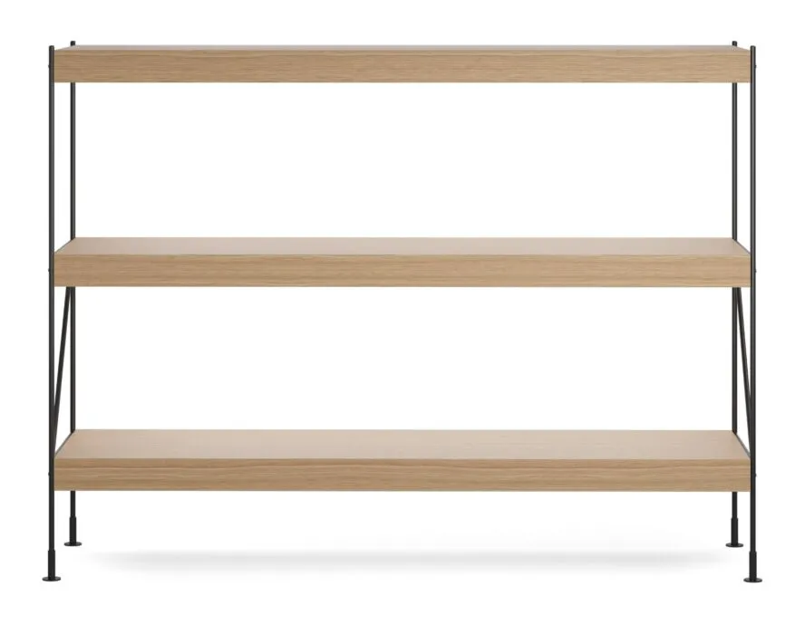 Dagaanbieding Audo Copenhagen Zet Storage System H114 kast-Zwart-Natural Oak