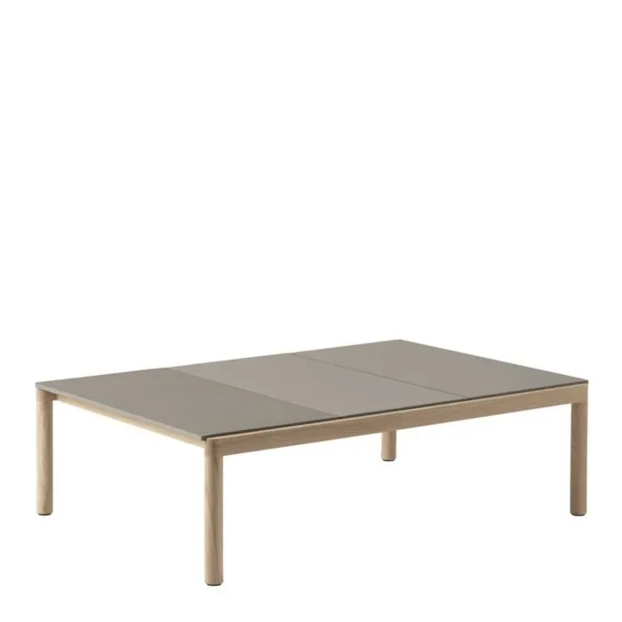 muuto Couple salontafel 120x84-Taupe Wavy-Oak Seizoensaanbieding