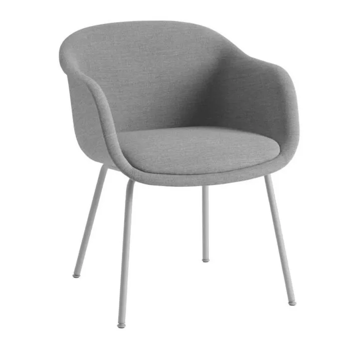 Koop Online muuto Fiber Conference armstoel stalen onderstel-Remix 133/Grey
