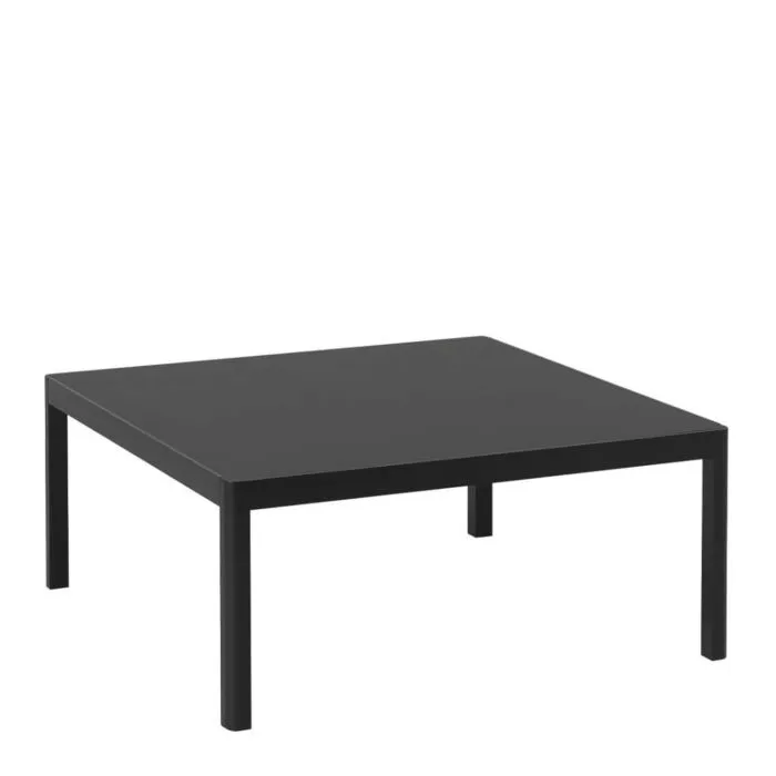 muuto Workshop salontafel 86x86 cm-Black Linoleum Voordeelprijs
