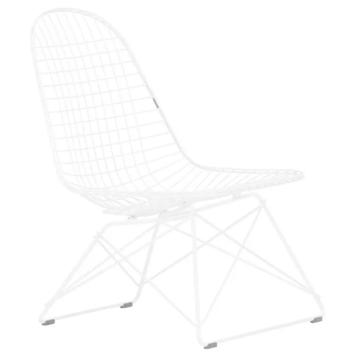 Merkproduct Vitra Eames Wire Chair LKR loungestoel-Wit