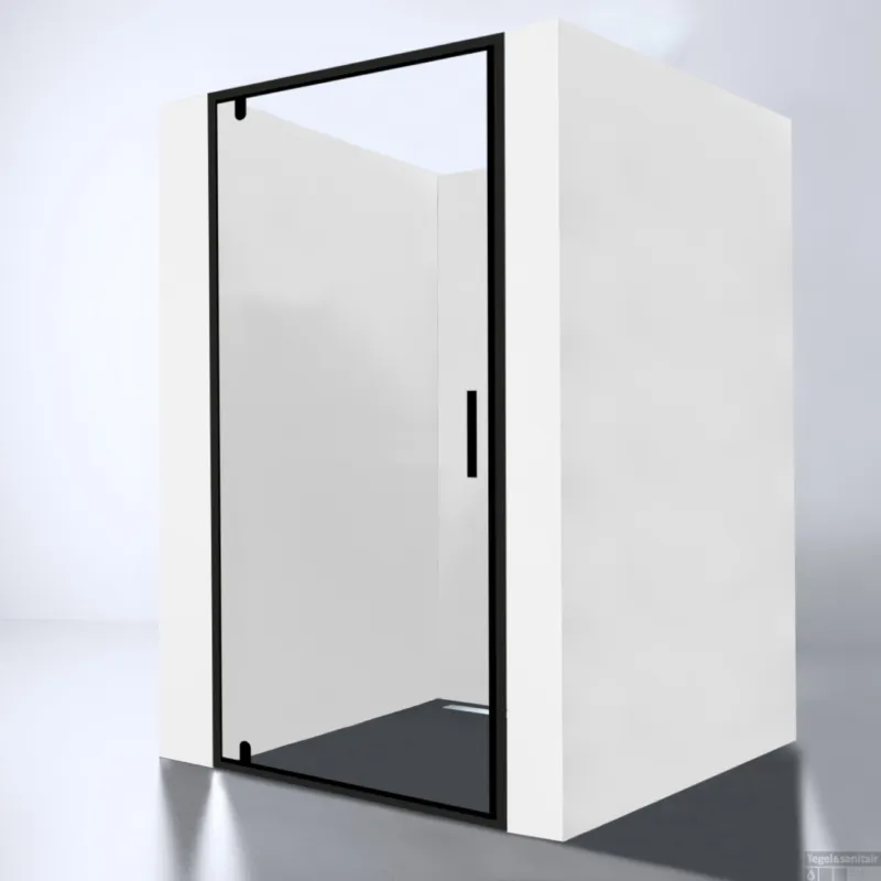 Nisdeur Best Design Baron 100x200 cm Nano Glas 8 mm Mat Zwart Dagaanbieding