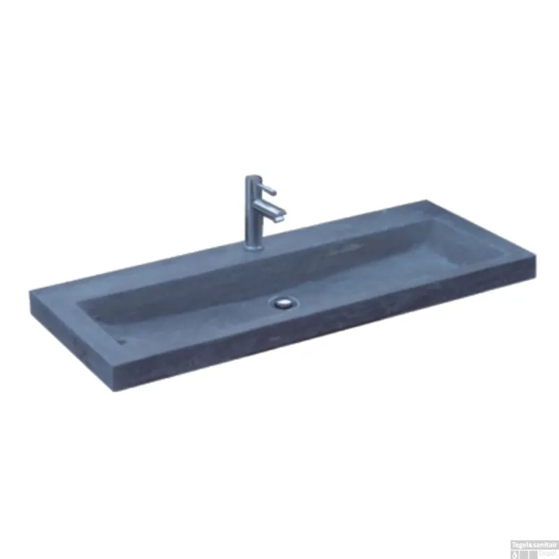 Wasblad Sanilux Compact Stone Hardsteen 100x38x5cm 1 Kraangat Alleen Vandaag