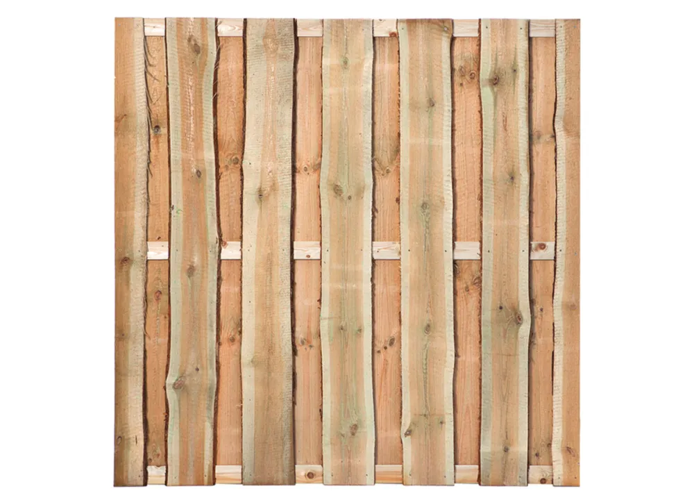 Speciale Aanbieding Tuinscherm Rustiek B180xH180 | Geïmpregneerd Grenen Schutting - Tuinscherm Rustiek