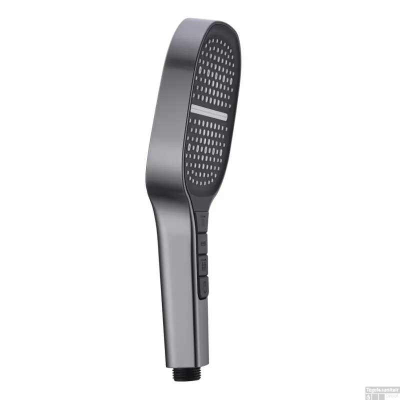 Gecertificeerd Handdouche Sanilux Rain De Luxe Gunmetal