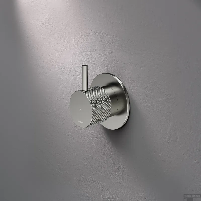 Inbouw Stopkraan Hotbath Cobber X Warm Geborsteld Nikkel (excl. inbouwdeel) Rechtstreeks Van De Fabrikant
