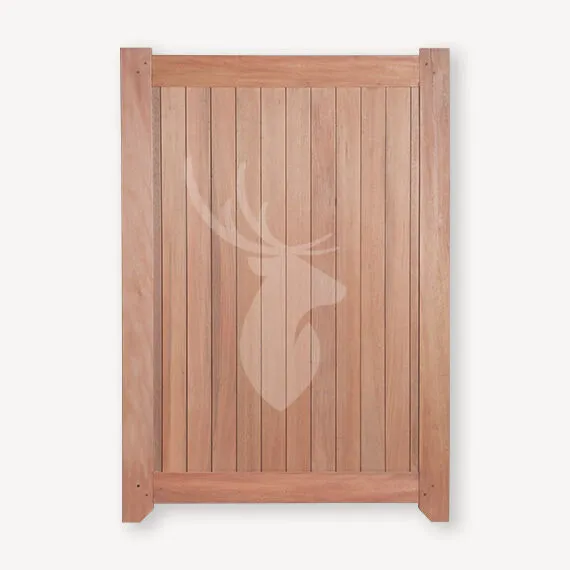Hardhouten poort | incl. beslag | rechts | 180x125 cm Beperkte Voorraad