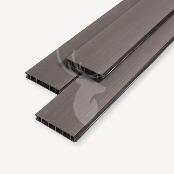 Fabrieksprijs Duofuse composiet rabatdeel | graphite black | 200 cm