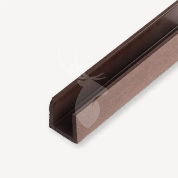 Duofuse composiet u-profiel | tropical brown | 202 cm Bestel Nu