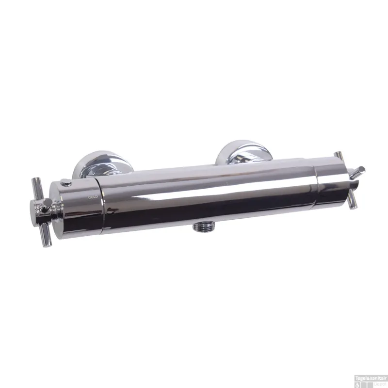 Gratis Retour Opbouw Douchekraan BWS Cool Touch Chroom 15 cm