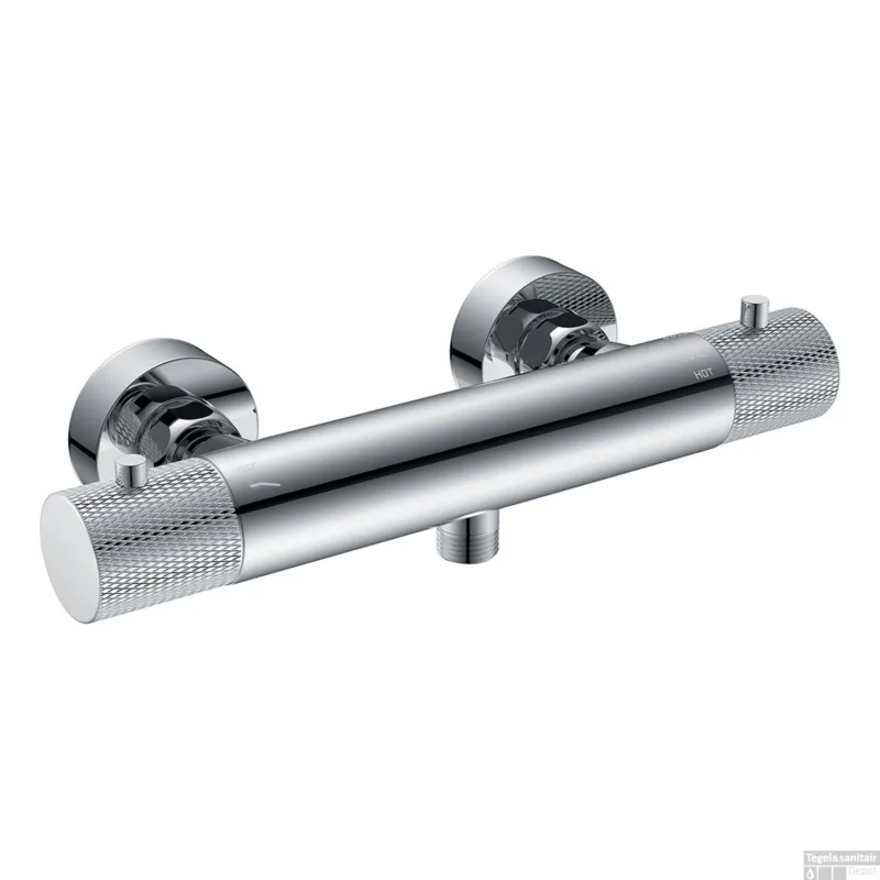 Douchemengkraan Thermostatisch BWS Ridged Chroom Betrouwbaar