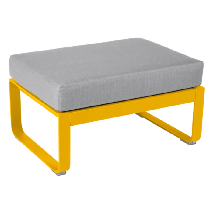 Fermob Bellevie 1-zits voetenbank met flannel grey zitkussen-Honey Gecertificeerd