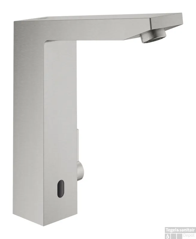 Bestel Nu Wastafelkraan GROHE Eurocube E Menging (Batterij) Supersteel