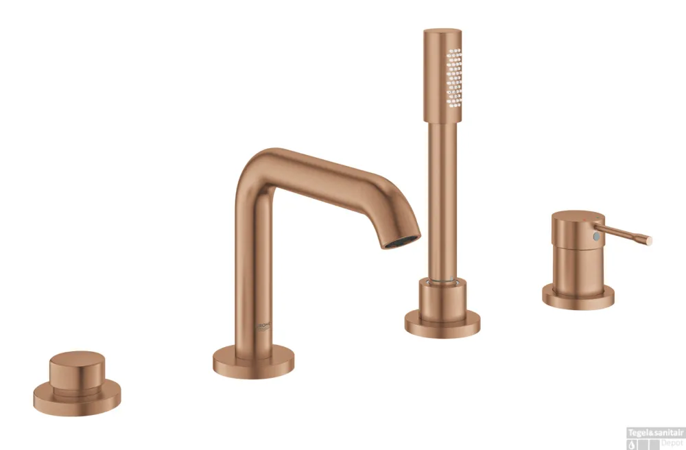 Badrandcombinatie GROHE Essence New Viergats Warm Sunset Geborsteld Direct Verzonden