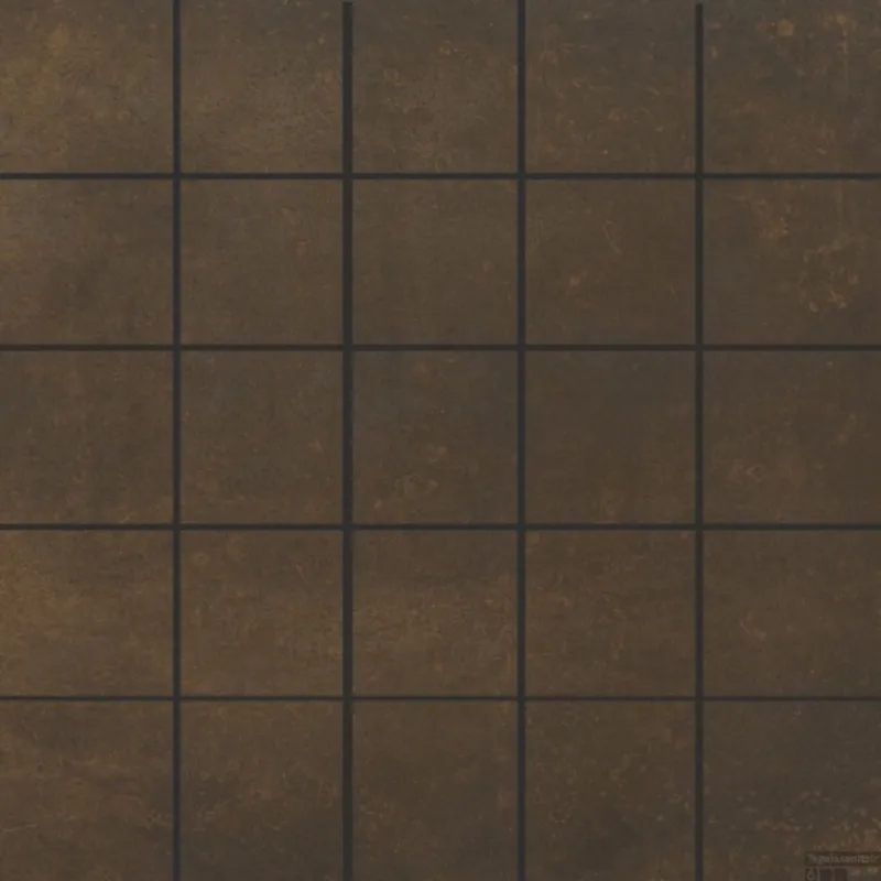 Lage Kosten Douglas & Jones Mozaiek Metals Corten Natural 30x30 cm (per 12 matjes)
