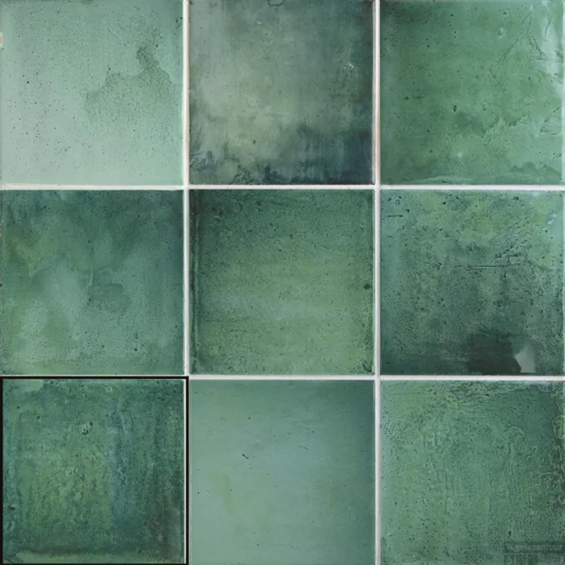 Lage Prijs Mozaiek Stardos Sintra Keramiek 12,4x12,4 cm Emerald Green (Doosinhoud 0.49 m2)