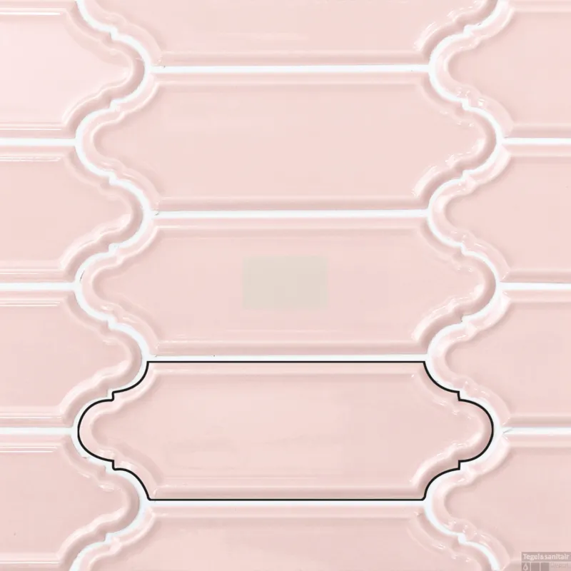 Mozaiek Stardos Hamptons Keramiek 5x15 cm Havens Pink (Doosinhoud 0.50 m2) Goedkoop