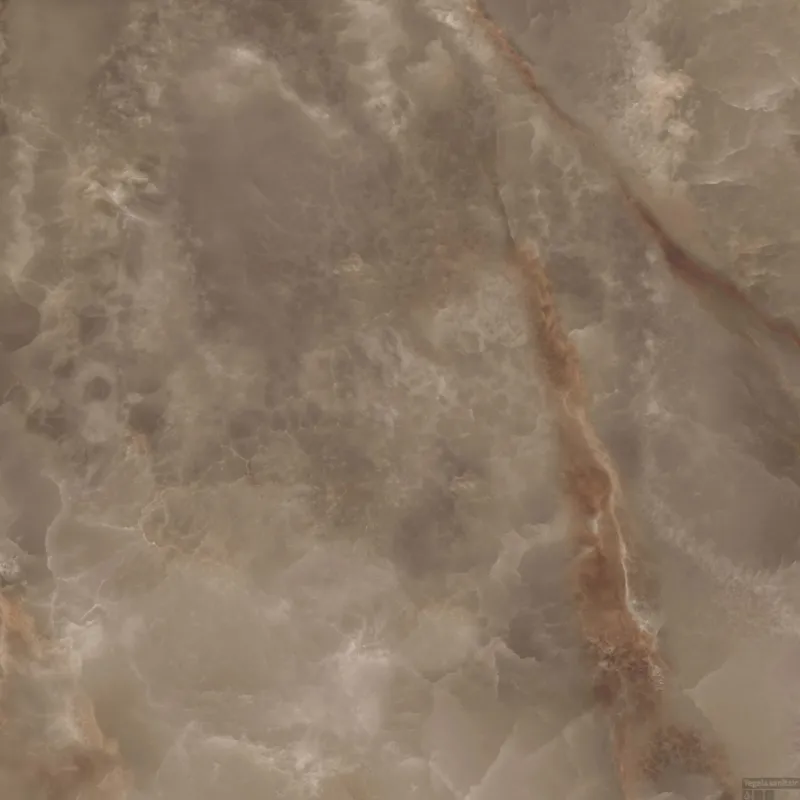 Js Stone Onyx Mocca 120x120 cm Gepolijst Gerectificeerd 10 mm (Doosinhoud 1,44 m2) Superprijs