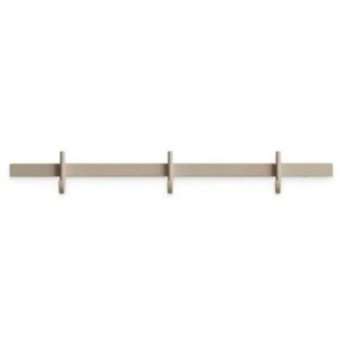 String Relief kapstok-3 haken-Beige Dagaanbieding
