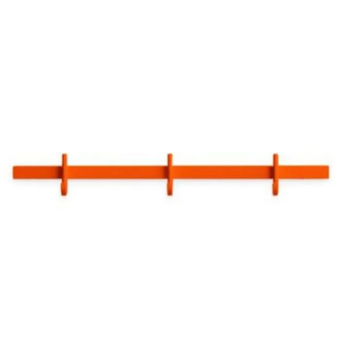 Superprijs String Relief kapstok-3 haken-Oranje