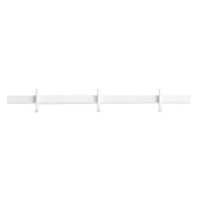 Hete Deal String Relief kapstok-3 haken-Wit