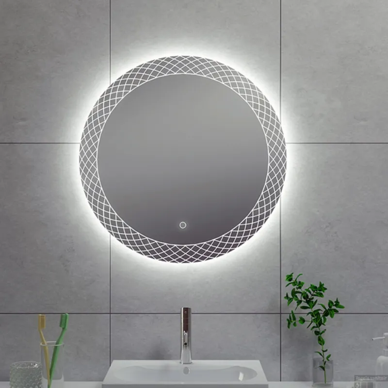 Superprijs Badkamerspiegel Wiesbaden Deco Rond met LED Verlichting 60 cm