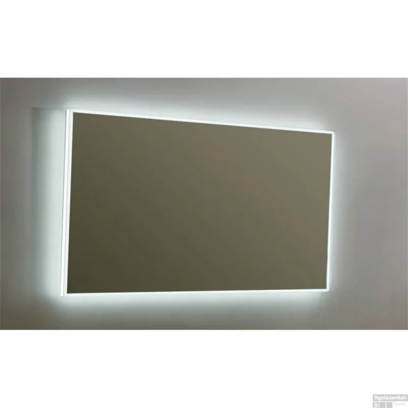 Tijdelijk Beschikbaar Spiegel Sanilux Mirror Infinity 120x70x4,1 cm Aluminium met LED Verlichting en Spiegelverwarming
