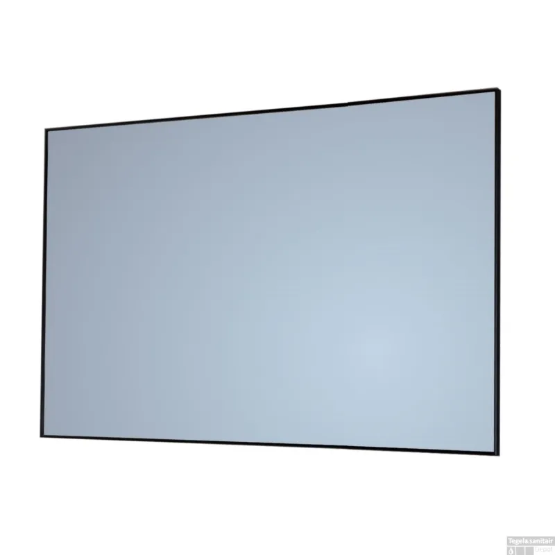 Dagaanbieding Badkamerspiegel Sanicare Q-Mirrors 70x70x2cm Zwart