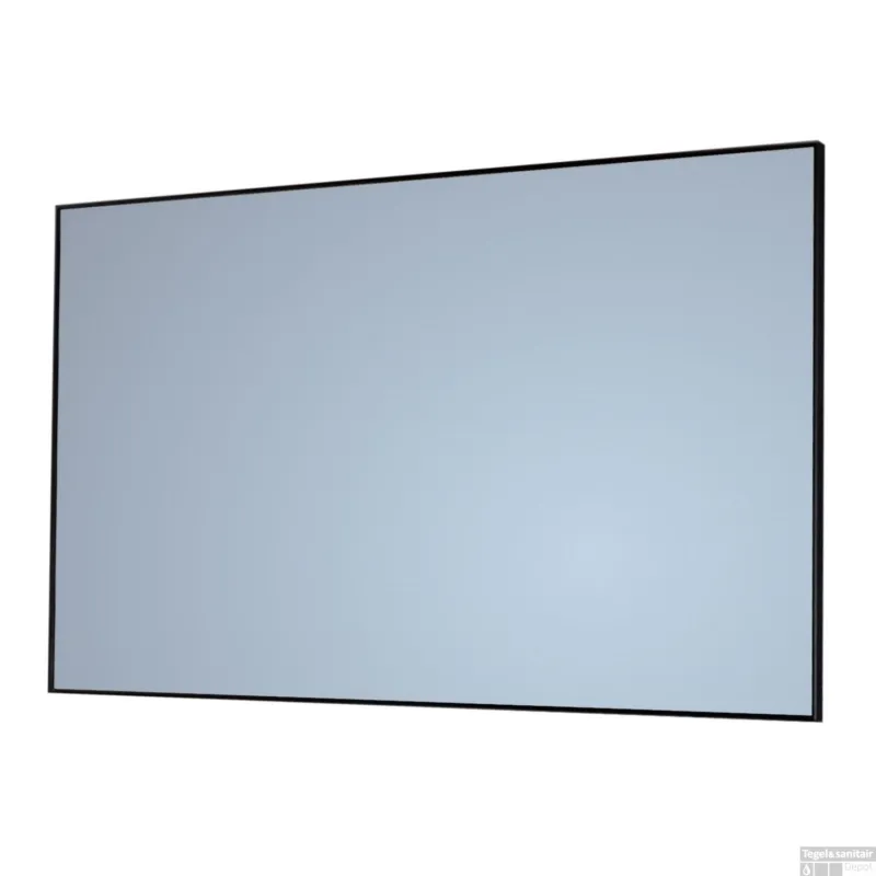 Badkamerspiegel Sanicare Q-Mirrors 85x70x2cm Zwart Voordeelprijs