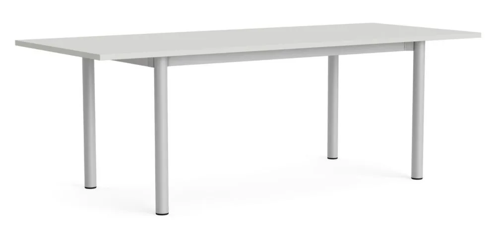 HAY Annex Overhang tafel-Grey / aluminium-220x90 cm Bestel Nu