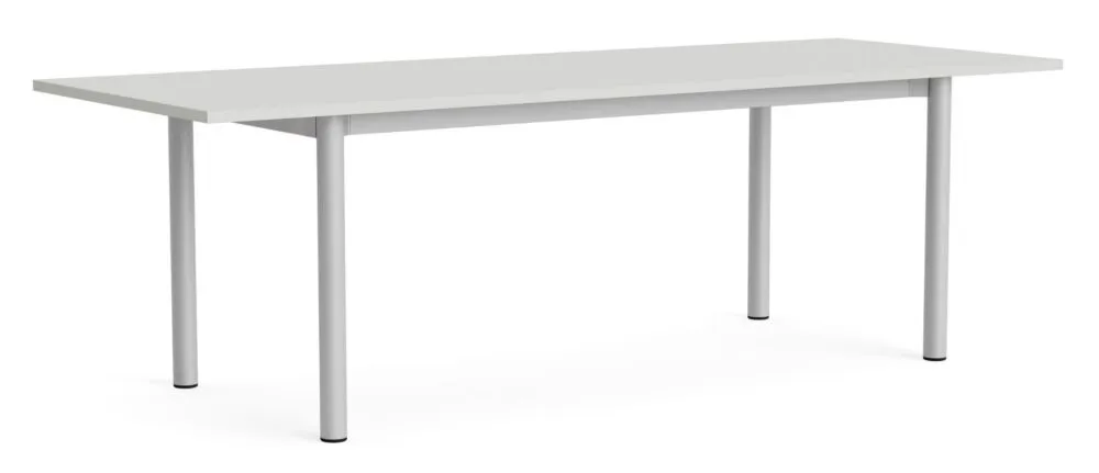 HAY Annex Overhang tafel-Grey / aluminium-240x90 cm Aanbieding