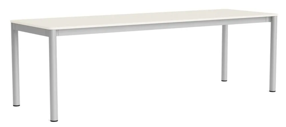 Aanbieding HAY Annex Flush eettafel-Cotton Cream / aluminium-240x80 cm