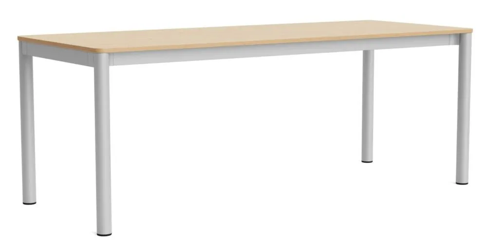 Superprijs HAY Annex Flush eettafel-Oak / aluminium-200x80 cm