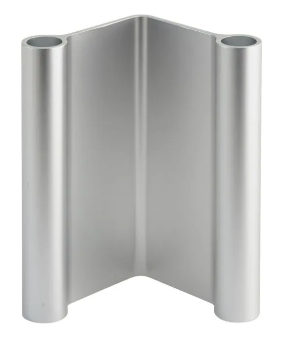 Muuto Pair kandelaar-H18-Aluminium Favoriet