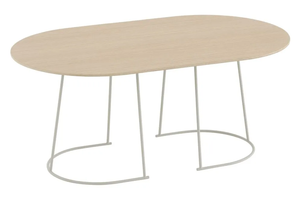 muuto Airy Medium salontafel-Oak Tijdelijk Beschikbaar