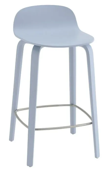 muuto Visu barkruk-Zithoogte 65 cm-Light blue Direct Verzonden
