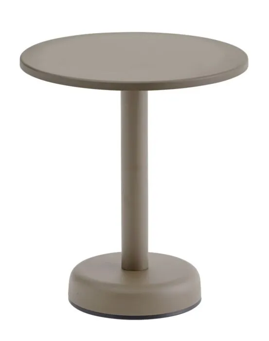 Betaalbaar muuto Linear Steel bijzettafel-Taupe